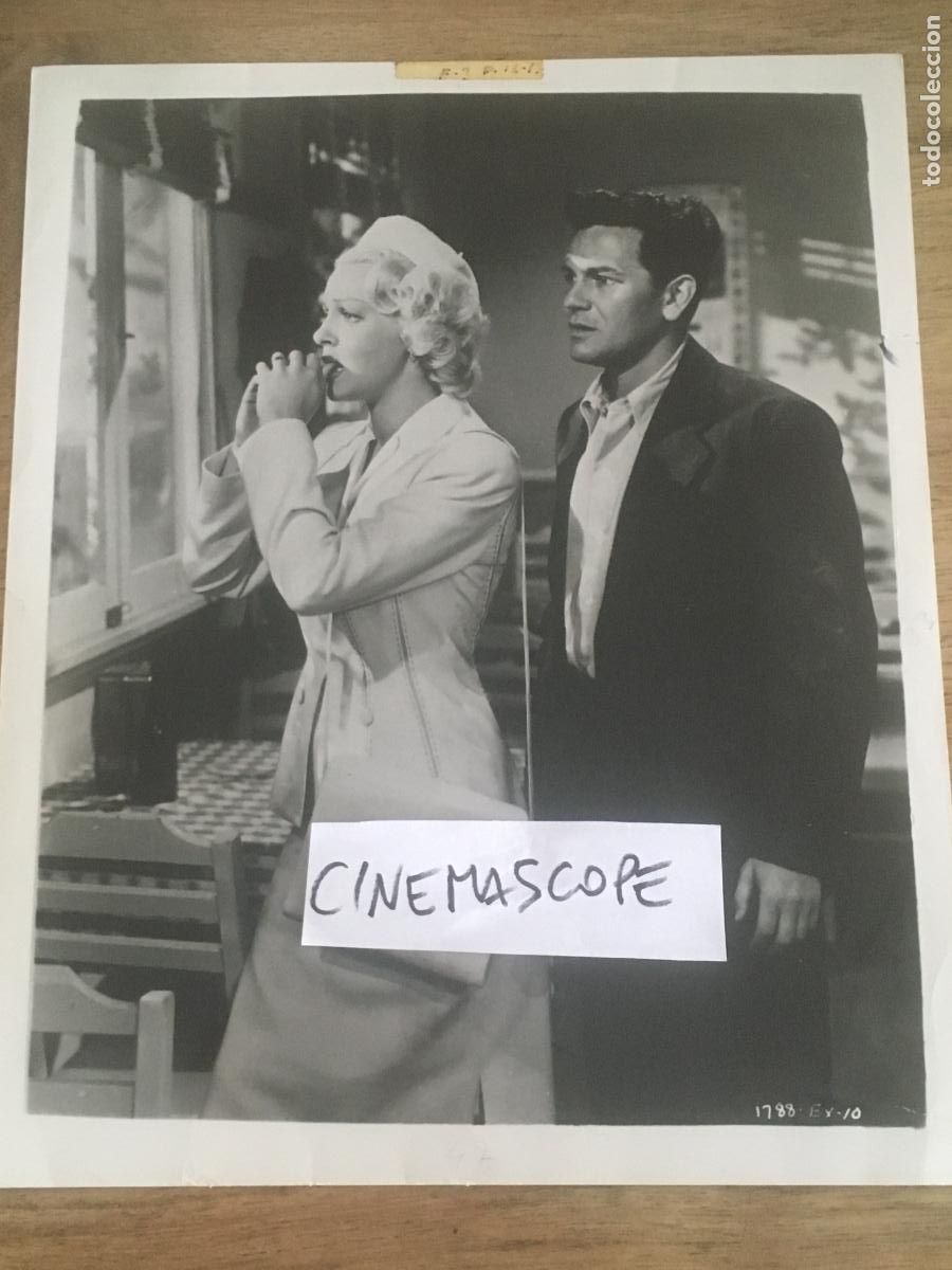 Cine: lana turner john garfield el cartero siempre llama dos veces foto original antigua