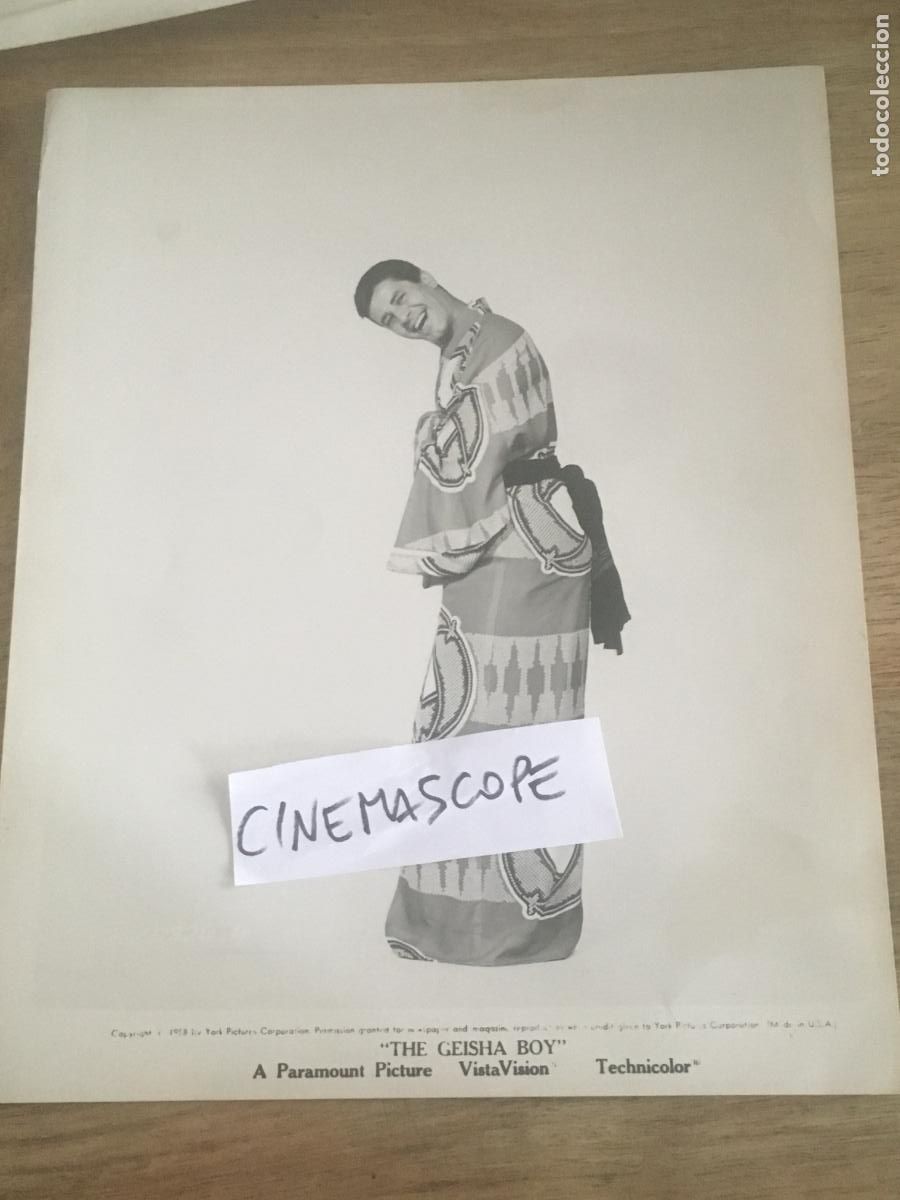 Cine: jerry lewis tu kimi y yo the geisha boy foto original antigua