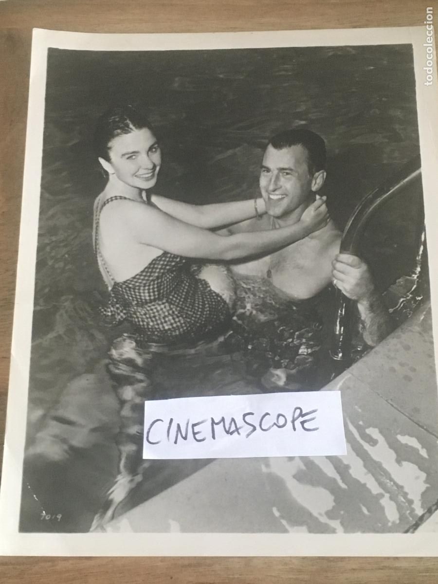 Cine: jean simmons stewart granger foto original antigua