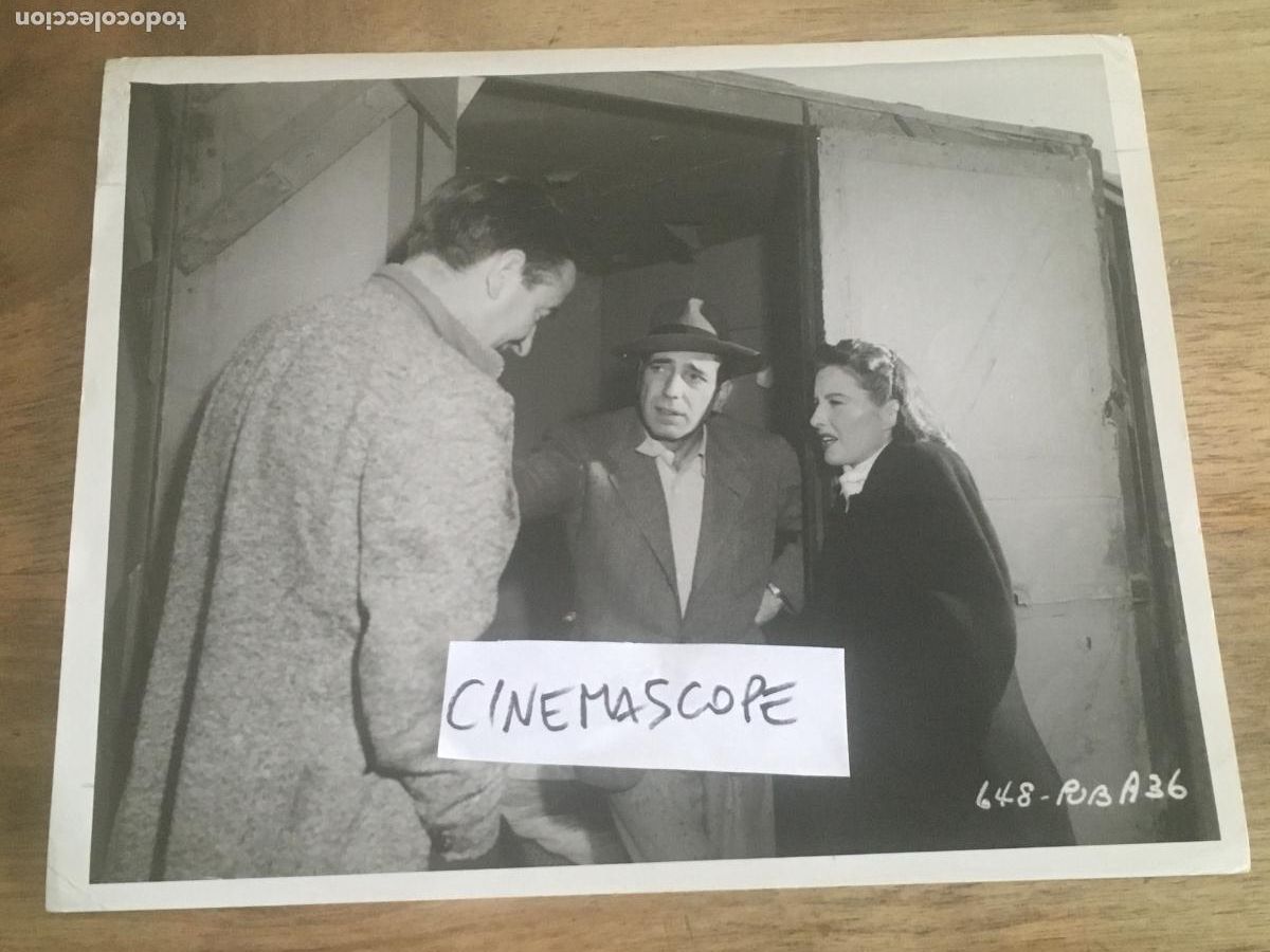 Cine: humphrey bogart barbara stanwyck foto original antigua