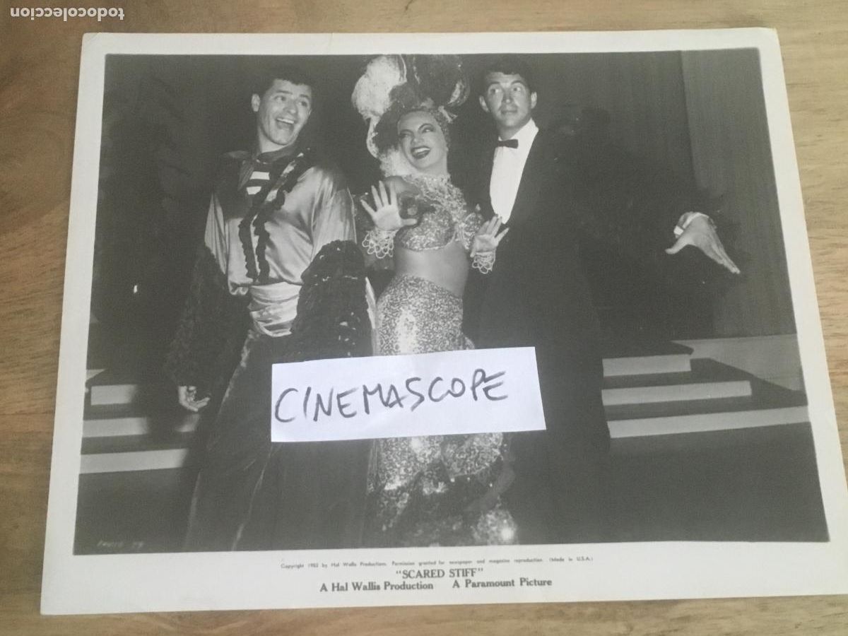 Cine: carmen miranda jerry lewis dean martin una herencia de miedo foto original antigua