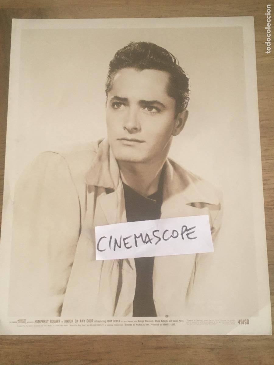 Cine: john derek knock on any door llamad a cualquier puerta foto original antigua