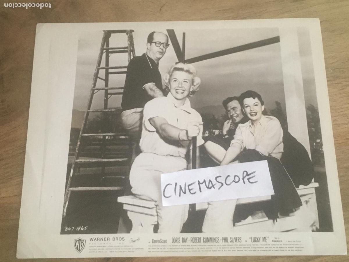 Cine: judy garland james mason kim novak descanso rodaje lucky me a star is born foto original antigua