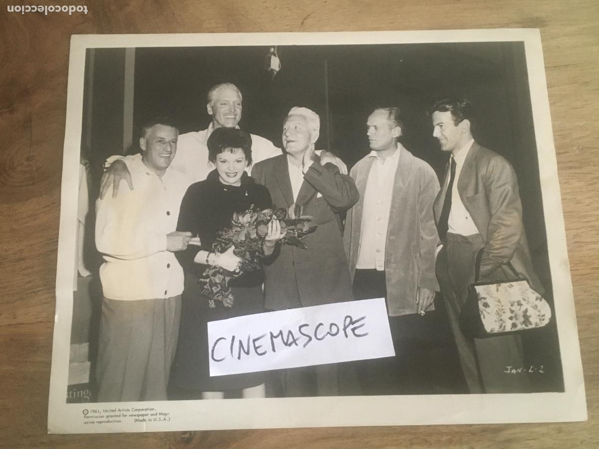 Cine: vencedores o vencidos judy garland burt lancaster spencer tracy etc foto original antigua