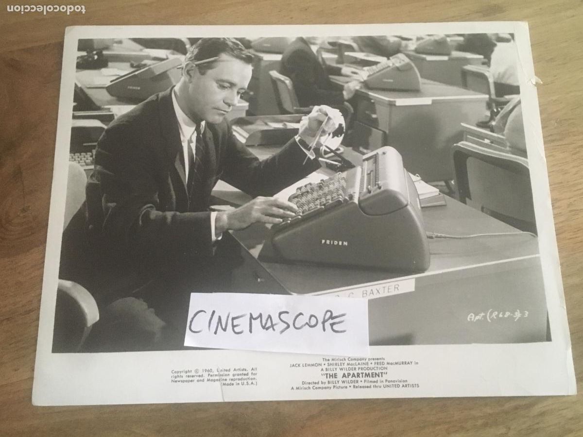 Cine: el apartamento the appartment jack lemmon foto original antigua