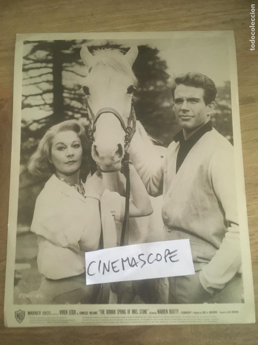 Cine: la primavera romana de la se&ntilde;ora stone vivien leigh warren beatty foto original antigua