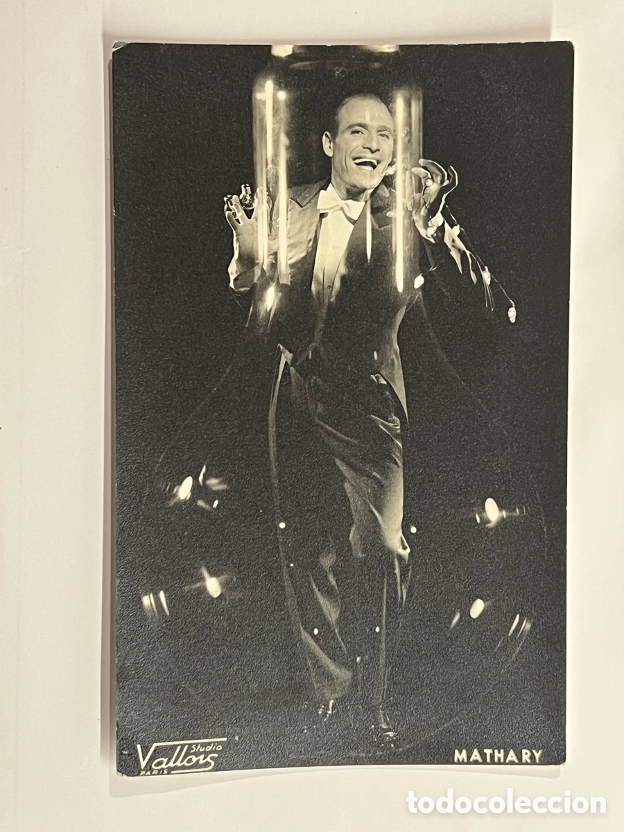 Cine: MATHARY.., artista e ilusionista franc&eacute;s. Fotograf&iacute;a Studio Vallois de Paris&hellip; (h.1960?)