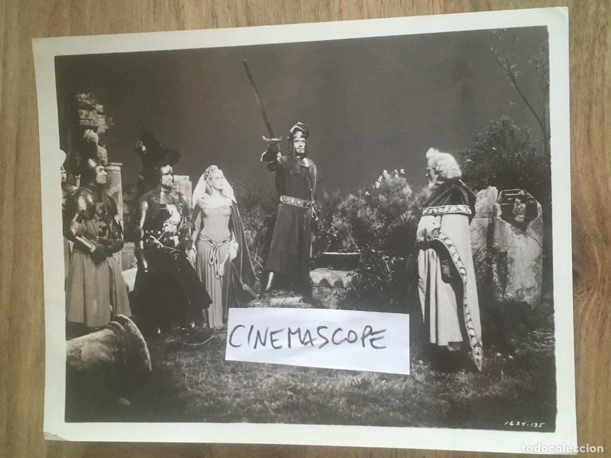 Cine: los caballeros del rey arturo mel ferrer foto original antigua