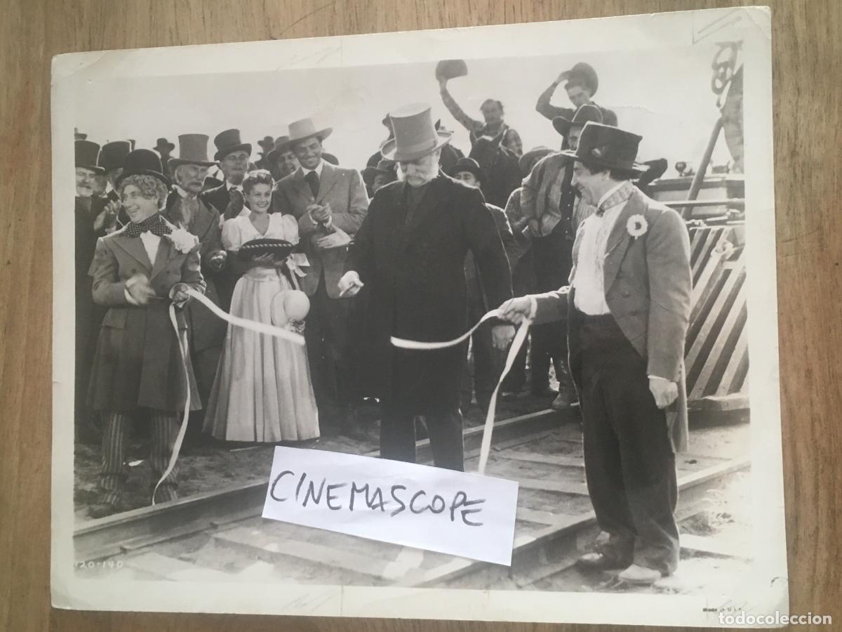 Cine: los hermanos marx en el oeste chico harpo marx foto original antigua