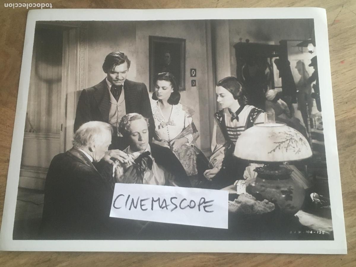 Cine: lo que el viento se llevo gone with wind clark gable vivien leigh foto original antigua