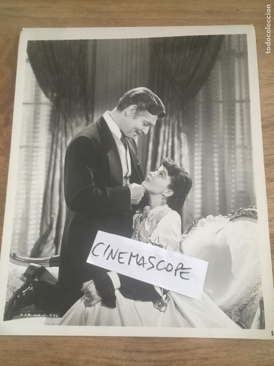 Cine: lo que el viento se llevo gone with wind clark gable vivien leigh foto original antigua