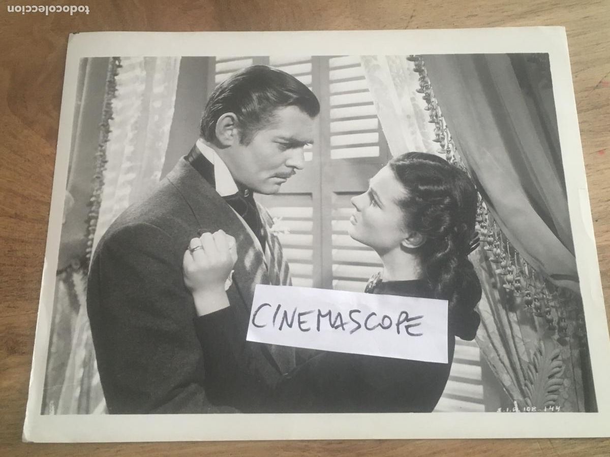 Cine: lo que el viento se llevo gone with wind clark gable vivien leigh foto original antigua