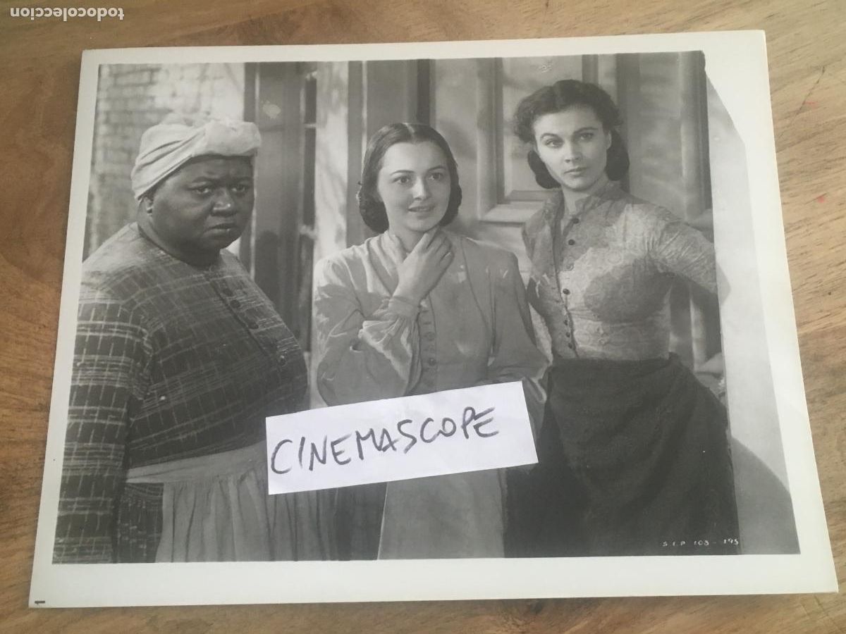 Cine: lo que el viento se llevo olivia de havilland hattie mcdaniel vivien leigh foto original antigua