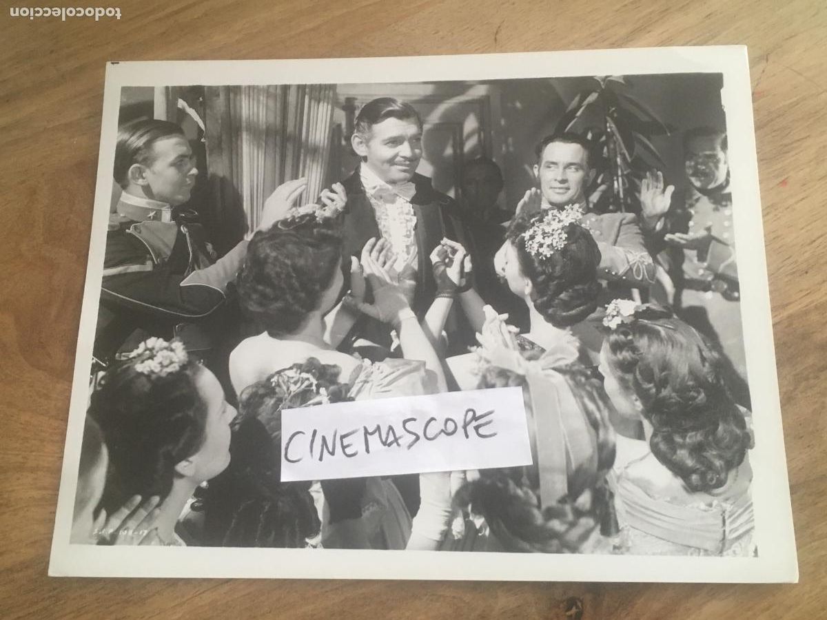 Cine: lo que el viento se llevo clark gable foto original antigua