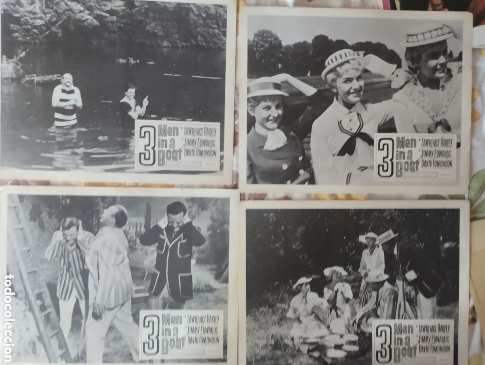 Cine: 4 LOBBY CARDS AMERICANOS