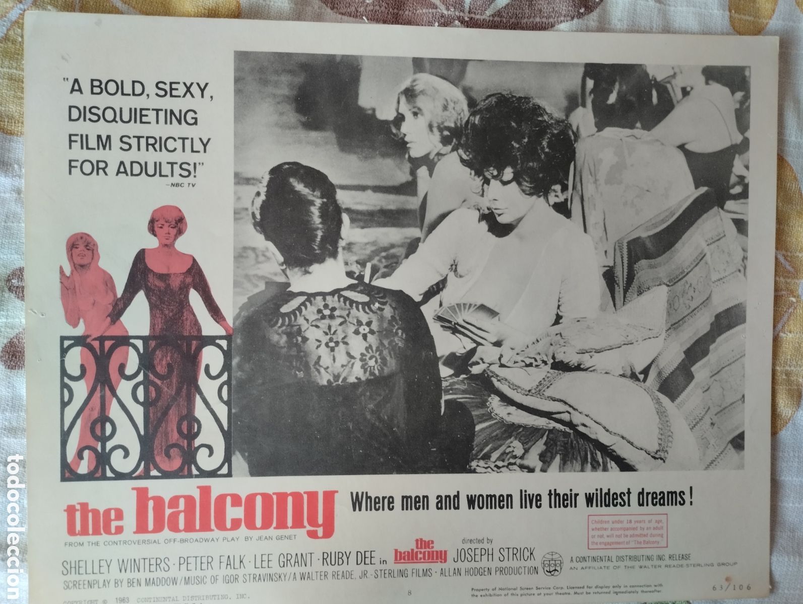 Cine: 3 LOBBY CARDS AMERICANOS