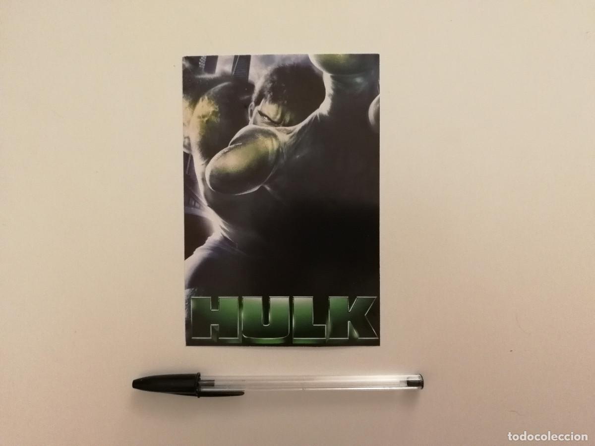 Cine: TARJETA ORIGINAL -10*15- HULK 2003 - MARVEL - ANG LEE - LA MASA