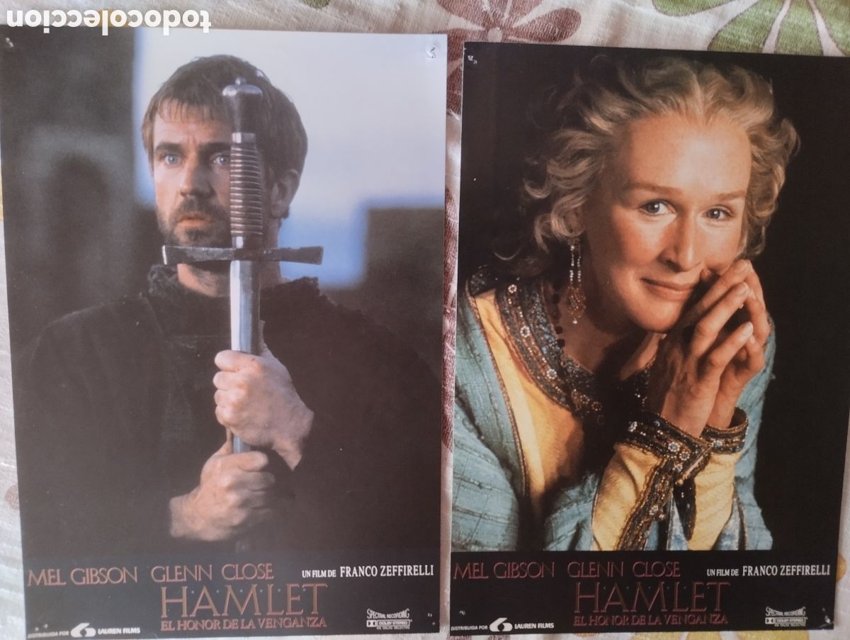 Cine: 12 FOTOCROMOS - HAMLET EL HONOR DE LA VENGANZA - SET COMPLETO