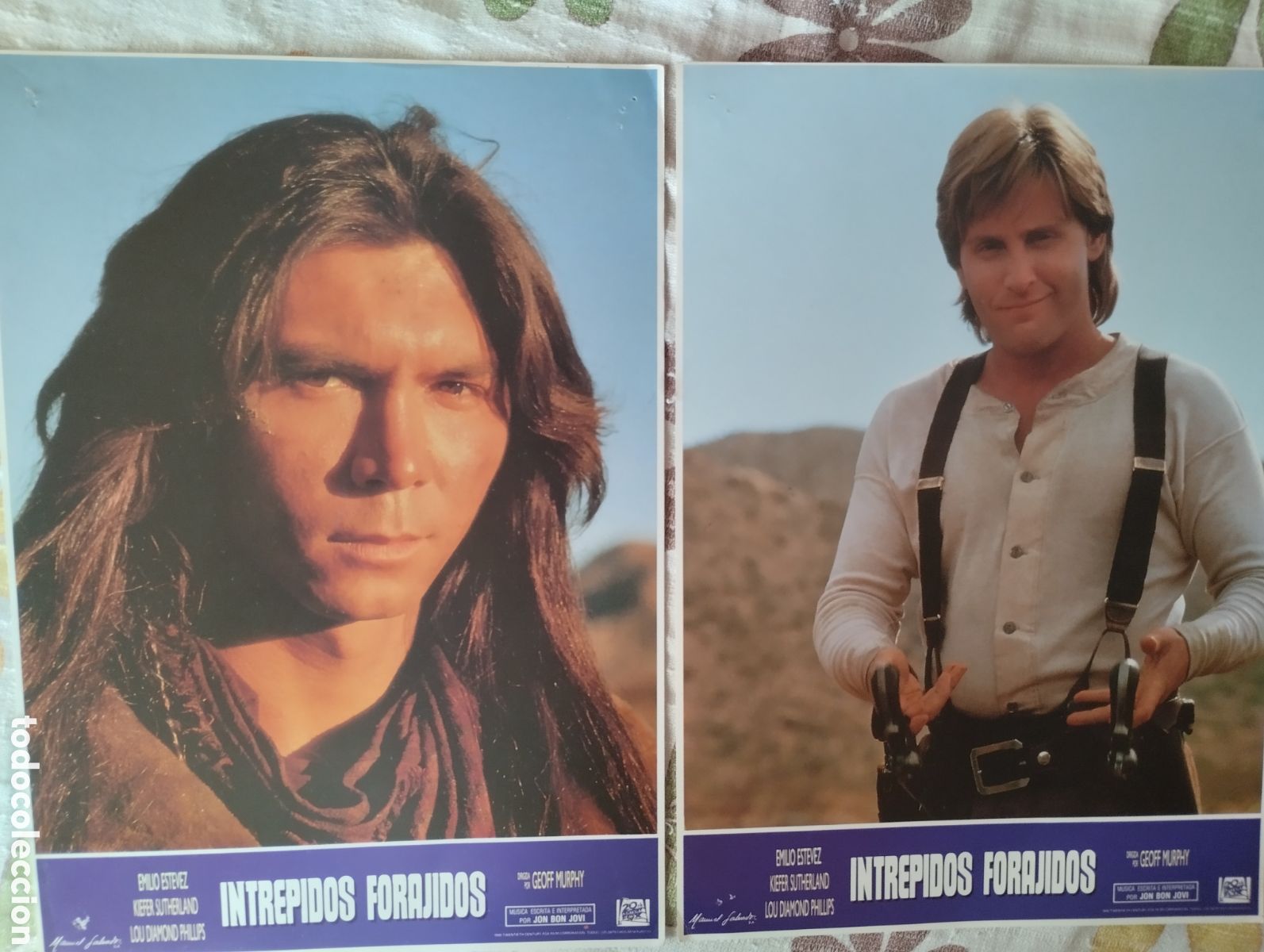 Cine: 12 FOTOCROMOS - INTR&Eacute;PIDOS FORAJIDOS - SET COMPLETO h