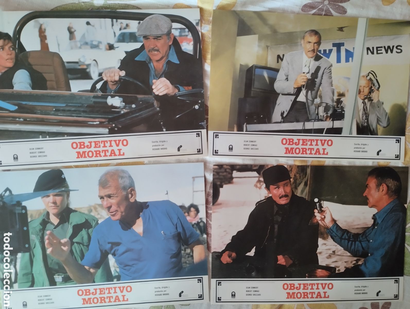 Cine: 12 FOTOCROMOS - OBJETIVO MORTAL - SET COMPLETO