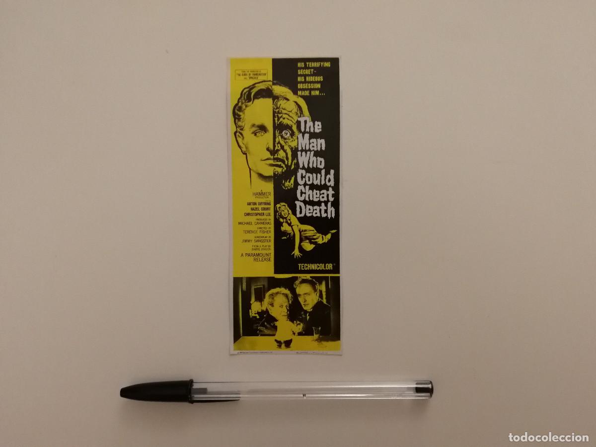Cine: TARJETA ACARTONADA - El hombre que pod&iacute;a enga&ntilde;ar a la muerte - TERROR HAMMER - Anton Diffring