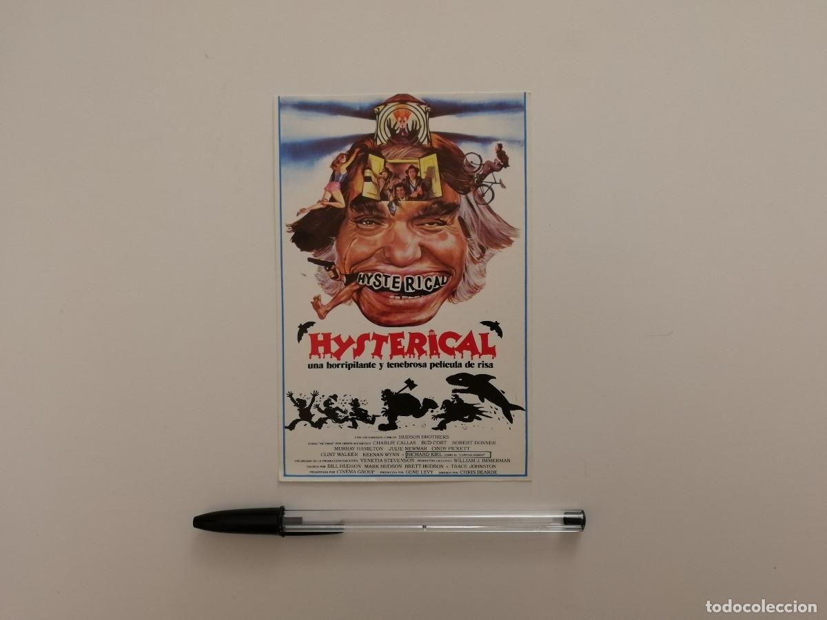 Cine: TARJETA ORIGINAL -10*15- Hysterical - Comedia - RICHARD KIEL