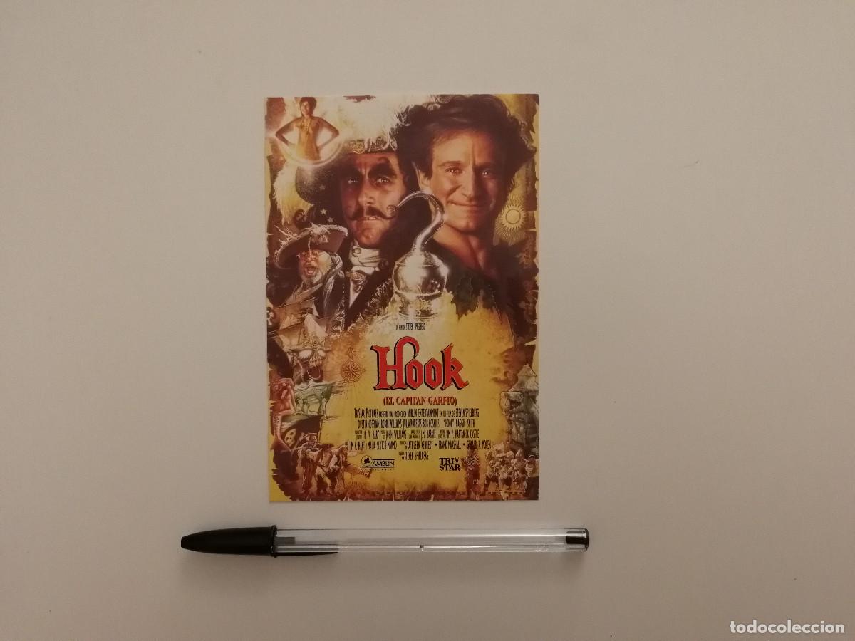 Cine: TARJETA ORIGINAL -10*15- HOOK - STEVEN SPIELBERG - ROBIN WILLIAMS