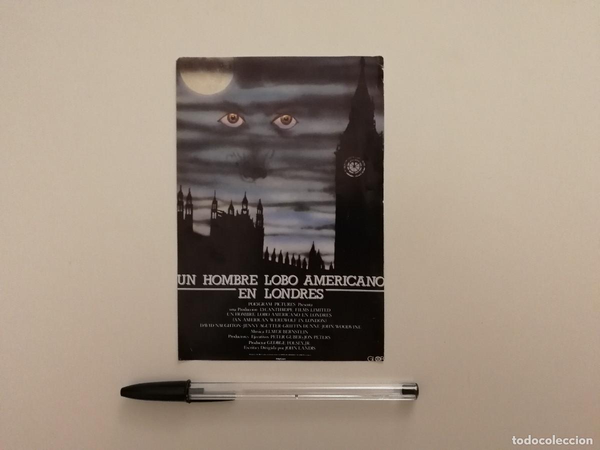 Cine: TARJETA ORIGINAL -10*15- Un hombre lobo americano en Londres - TERROR - JOHN LANDIS