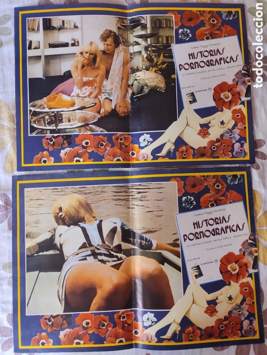 Cine: 6 FOTOCROMOS DE GRAN TAMA&Ntilde;O - HISTORIAS PORNOGRAFICAS
