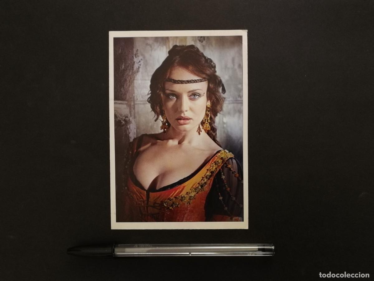 Cine: FICHA COLECCIONABLE -10*15- Laura Haddock - Da Vinci's Demons.