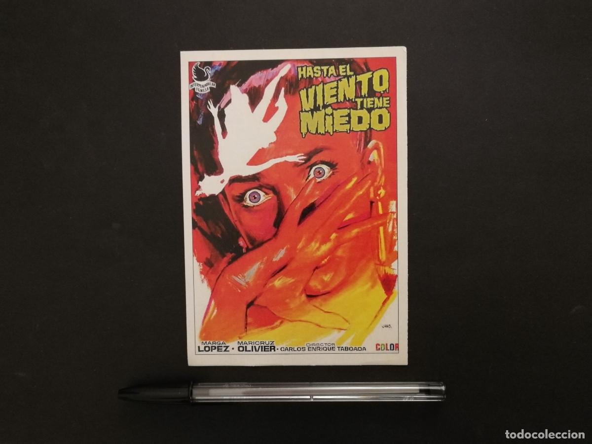 Cine: FICHA COLECCIONABLE -10*15- Hasta EL VIENTO TIENE MIEDO - TERROR - CARLOS ENRIQUE TABOADA