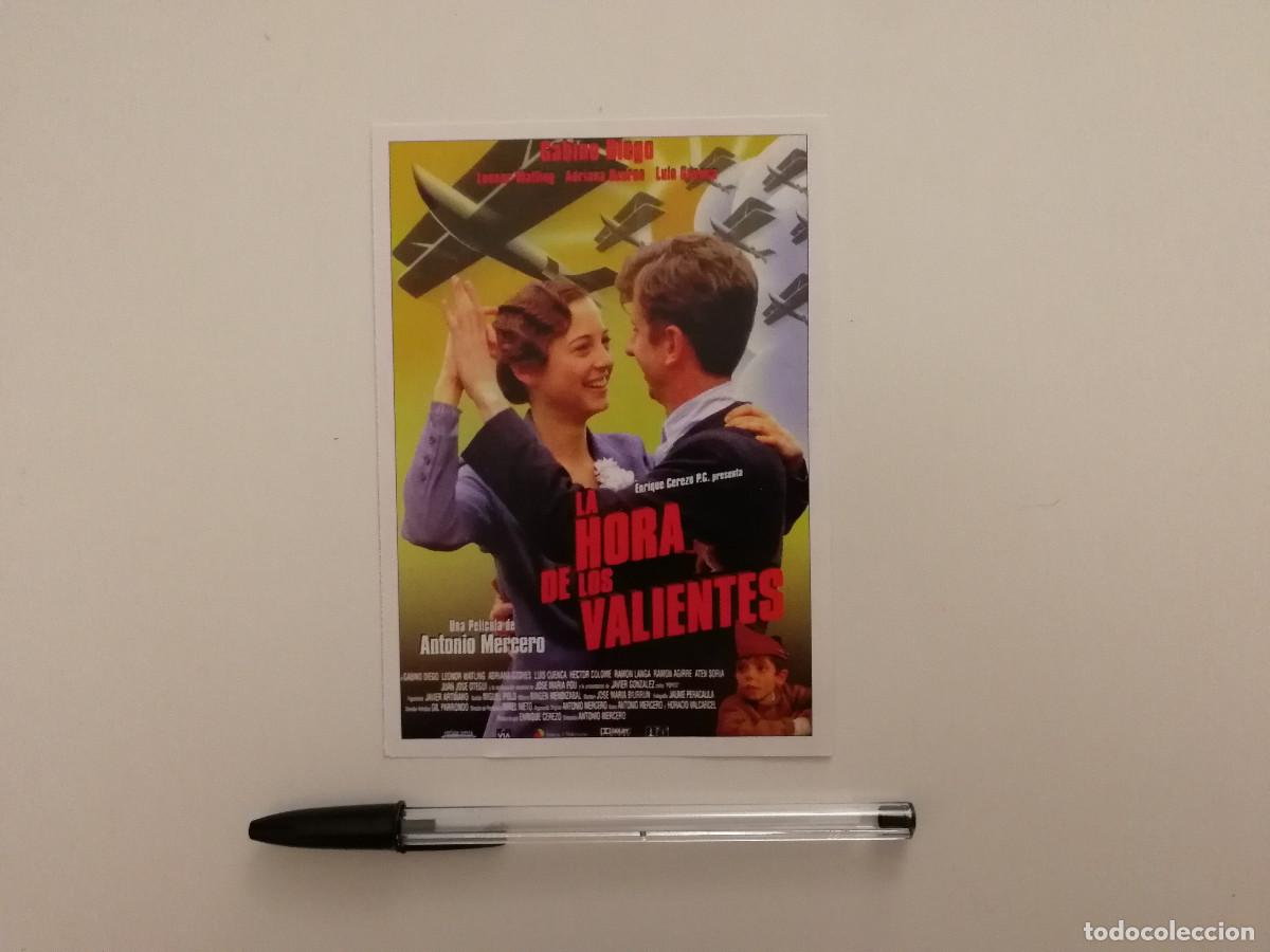 Cine: FICHA COLECCIONABLE -10*15- LA HORA DE LOS VALIENTES - Leonor Watling - ANTONIO MERCERO