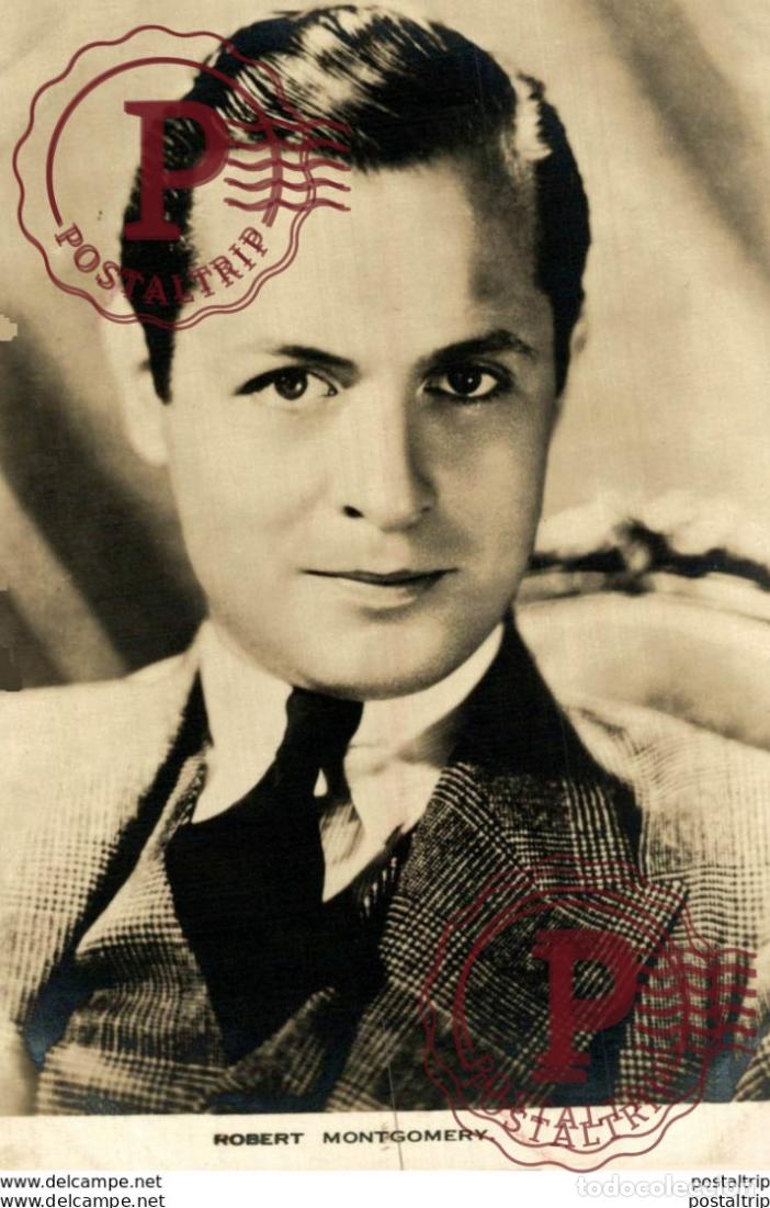 Cin&eacute;ma: Robert Montgomery. 8.5*13.5 cm Plain Back