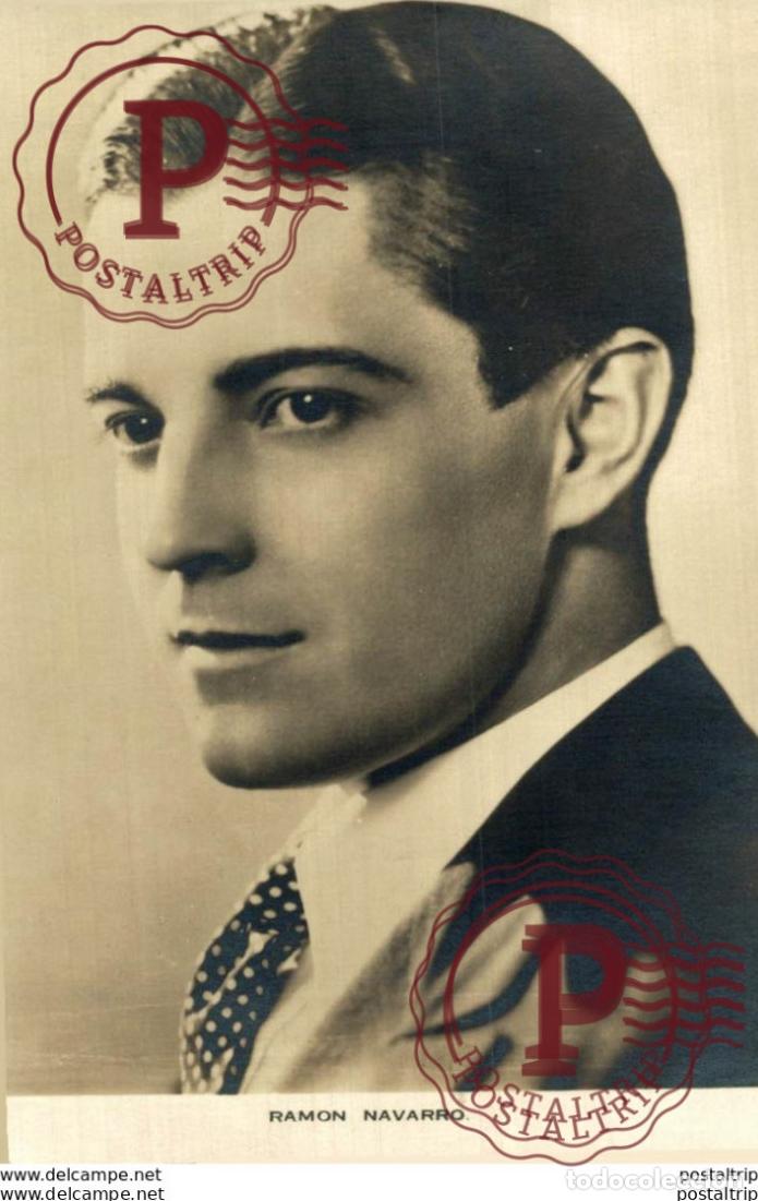 Cin&eacute;ma: Ramon Navarro. 8.5*13.5 cm Plain Back