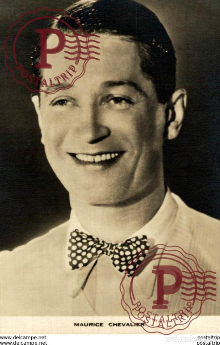 Cin&eacute;ma: Maurice Chevalier. 8.5*13.5 cm Plain Back