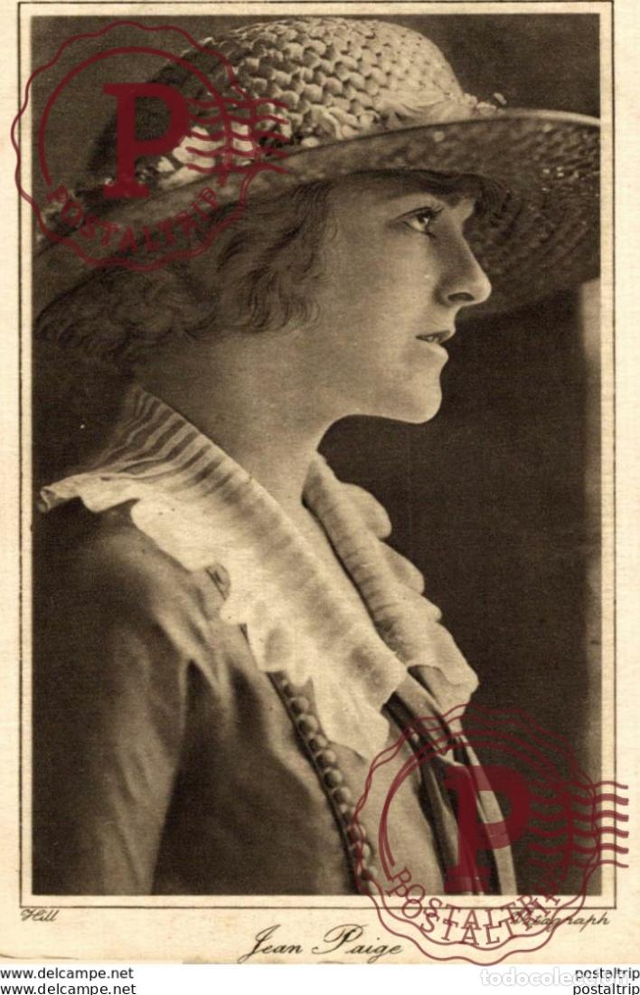 Cin&eacute;ma: Jean Paige. 8.5*13.5 cm Plain Back
