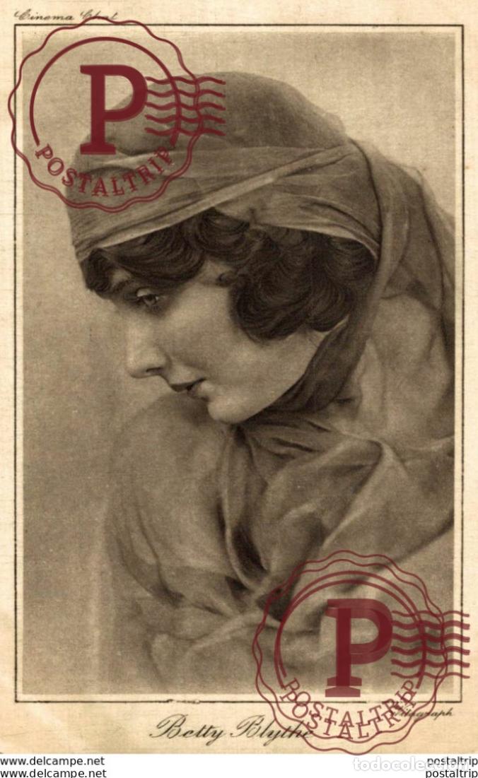 Cin&eacute;ma: Betty Blythe. 8.5*13.5 cm Plain Back