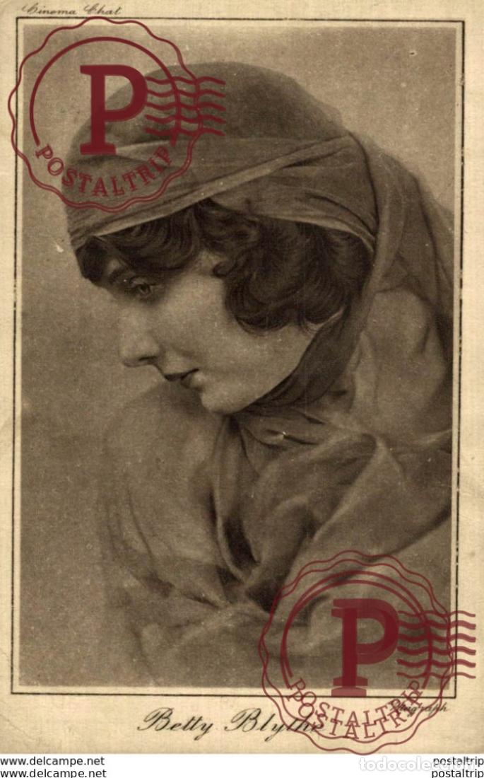 Cin&eacute;ma: Betty Blythe. 8.5*13.5 cm Plain Back
