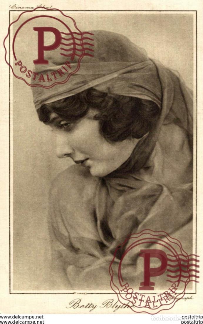 Cin&eacute;ma: Betty Blythe. 8.5*13.5 cm Plain Back