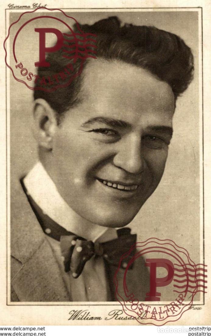 Cin&eacute;ma: William Russell. 8.5*13.5 cm Plain Back