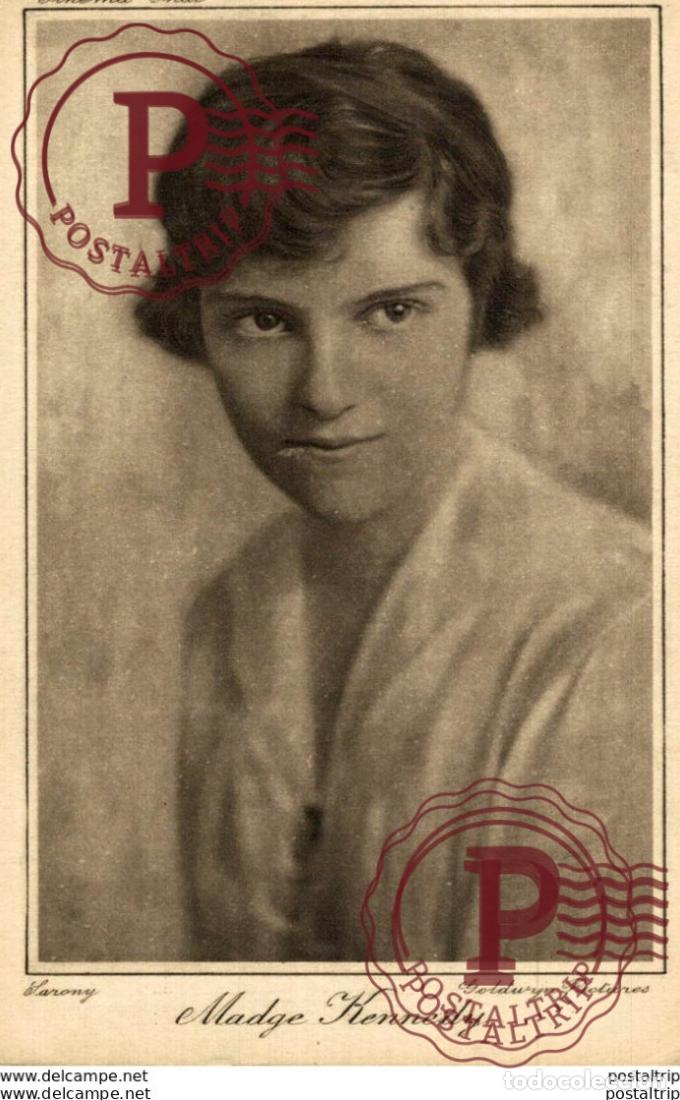 Cin&eacute;ma: Madge Kennedy. 8.5*13.5 cm Plain Back