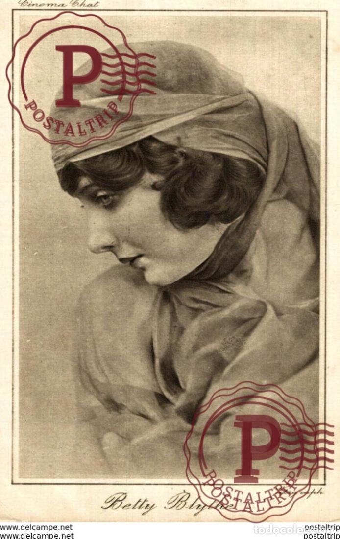 Cin&eacute;ma: Betty Blythe. 8.5*13.5 cm Plain Back
