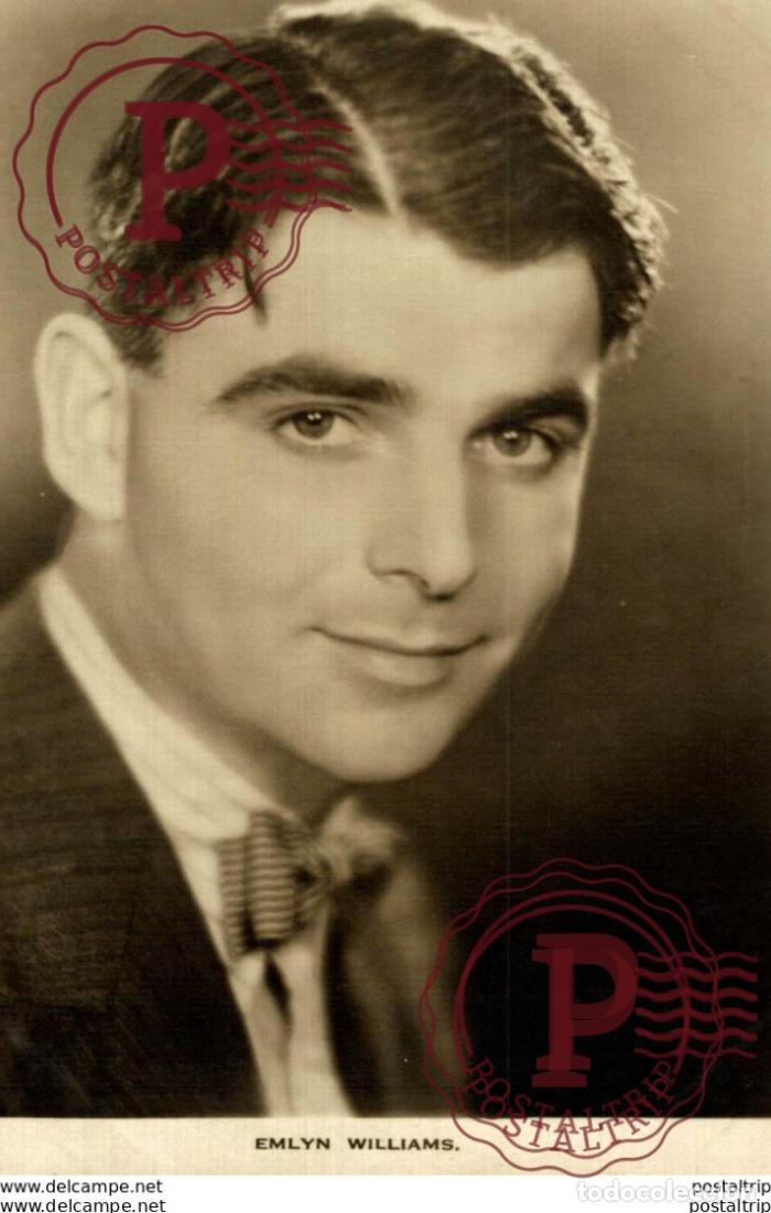 Cin&eacute;ma: Emlyn Williams. 8.5*13.5 cm Plain Back