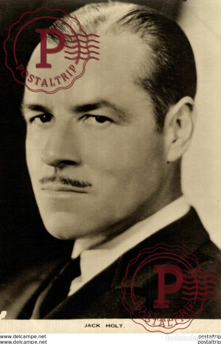 Cin&eacute;ma: Jack Holt. 8.5*13.5 cm Plain Back