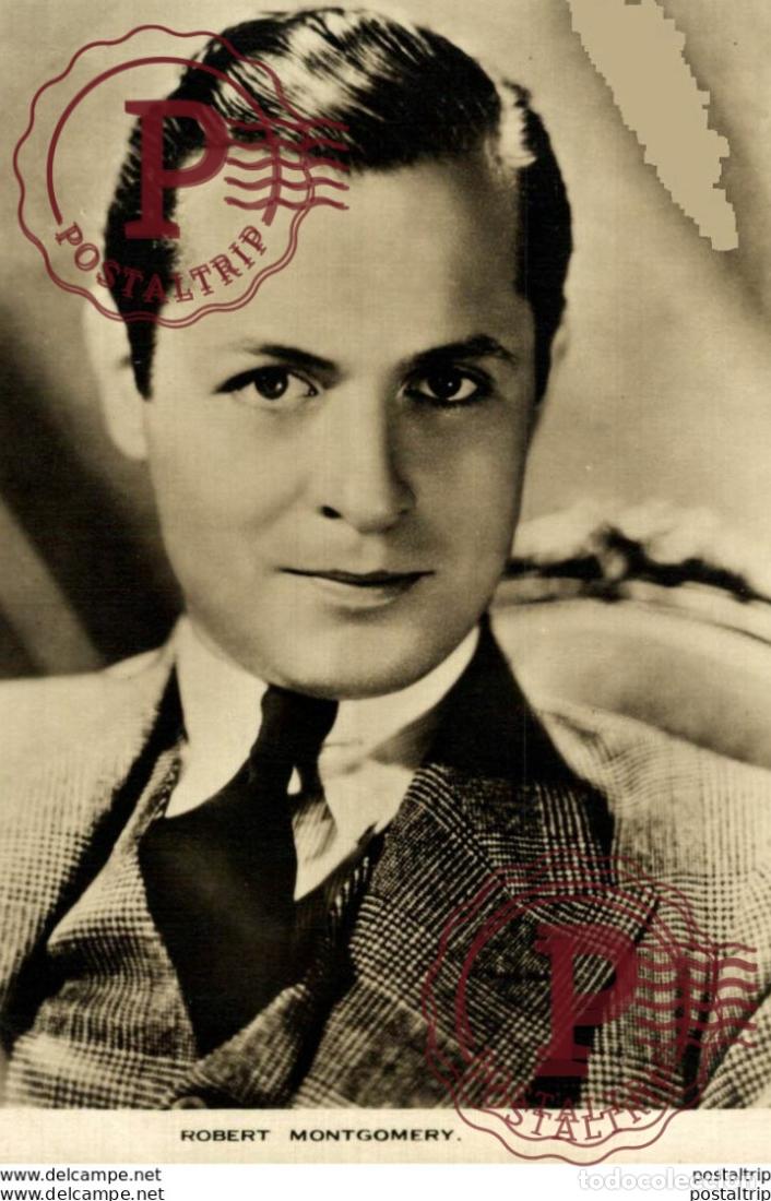 Cin&eacute;ma: Robert Montgomery. 8.5*13.5 cm Plain Back