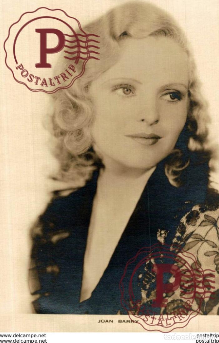 Kino: Joan Barry. 8.5*13.5 cm Plain Back