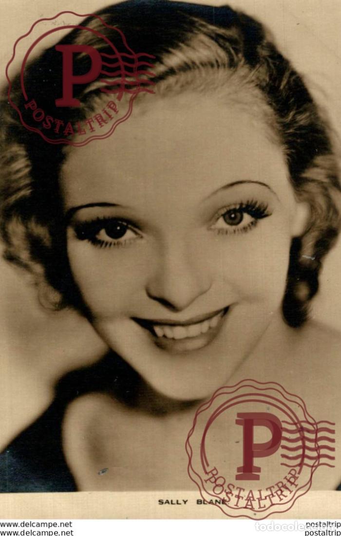 Cin&eacute;ma: Sally Blane. 8.5*13.5 cm Plain Back