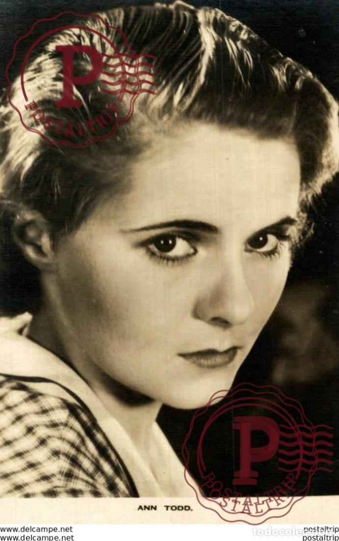 Cin&eacute;ma: Ann Todd. 8.5*13.5 cm Plain Back