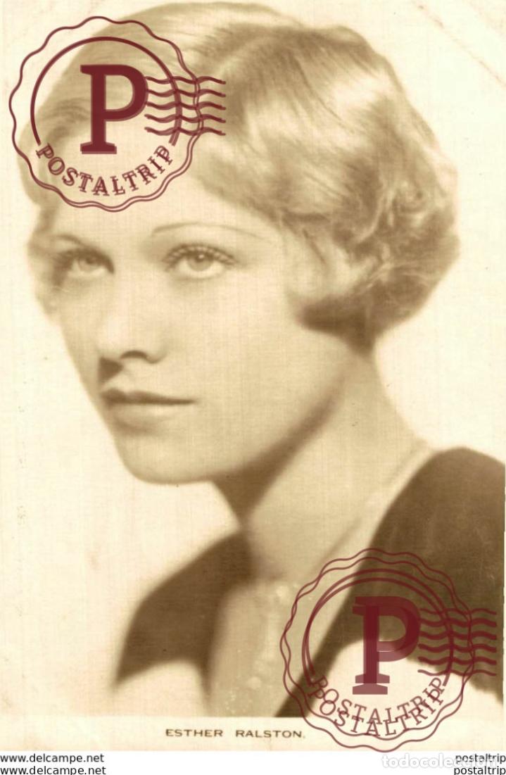 Cin&eacute;ma: Esther Ralston. 8.5*13.5 cm Plain Back