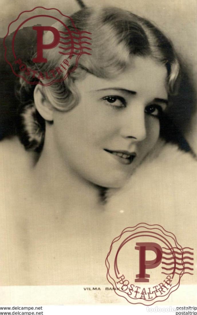 Cin&eacute;ma: Vilma Banky. 8.5*13.5 cm Plain Back